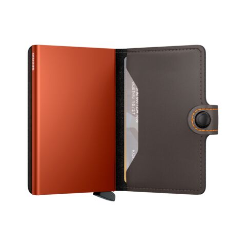WEB_Small-Matte - Miniwallet - Truffle & Orange - Orange - Expl
