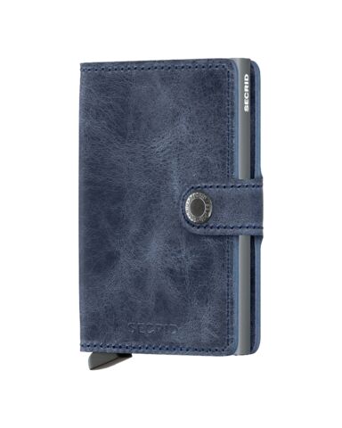 WEB_Small-Vintage - Miniwallet - Blue - Titanium - Front